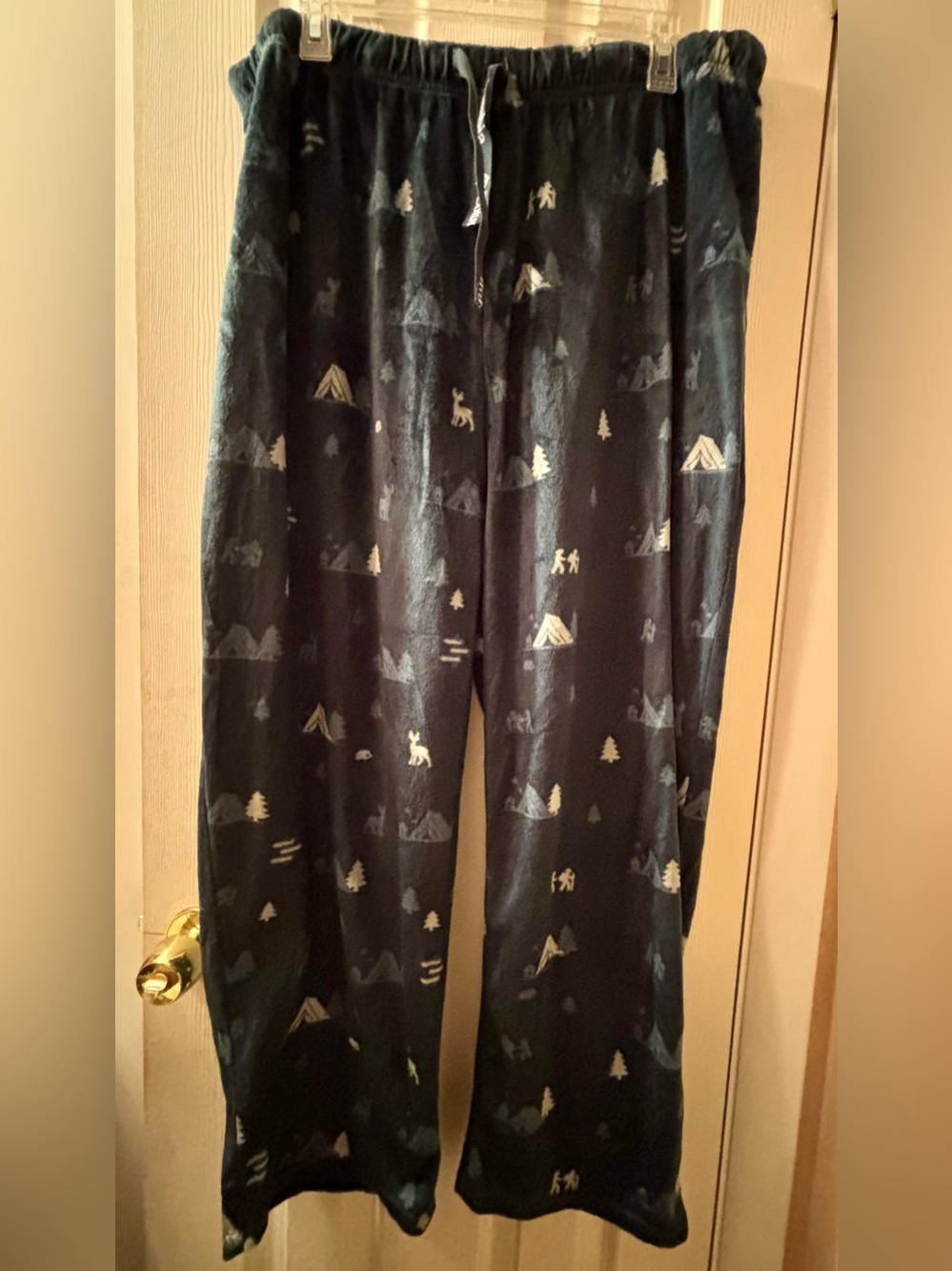 Columbia Women’s Blue Fleece Lounge Pants - Drawstring Waist